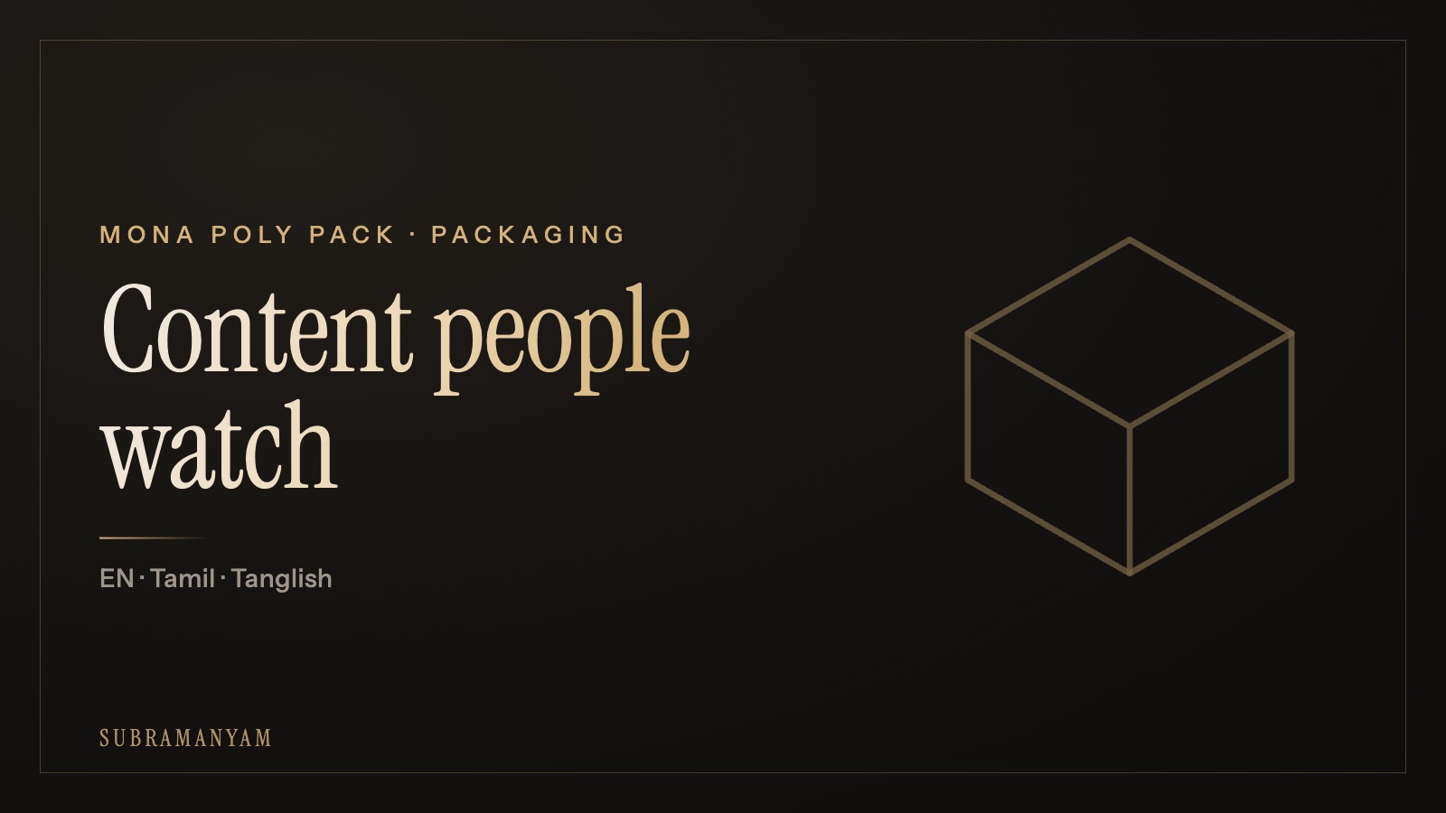 B2B packaging content people actually watch — Mona Poly Pack Industries